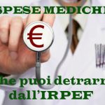 Spese mediche che danno diritto alla detrazione IRPEF